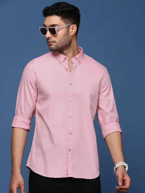 Plus Size Men's Plaid Flannel Casual Shirts in Earth Tones for a Cozy Fall OutfitMen Solid Pink Slim Fit Shirt Plus Size Men's Plaid Flannel Casual Shirts in Earth Tones for a Cozy Fall OutfitMen Solid Pink Slim Fit Shirt