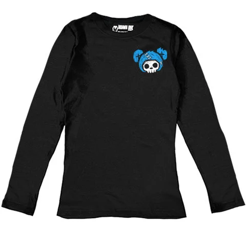 Men's Sustainable Recycled Material Casual Shirts for Eco - Conscious ConsumersBlue Bear Logo Women Long Sleeve Tshirt Men's Sustainable Recycled Material Casual Shirts for Eco - Conscious ConsumersBlue Bear Logo Women Long Sleeve Tshirt