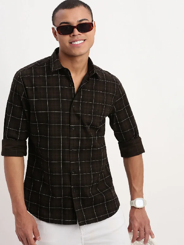 Men's Button - Down Oxford Casual Shirts in Crisp White for a Classic and Versatile StyleMen Tartan Checks Olive Shirt Men's Button - Down Oxford Casual Shirts in Crisp White for a Classic and Versatile StyleMen Tartan Checks Olive Shirt