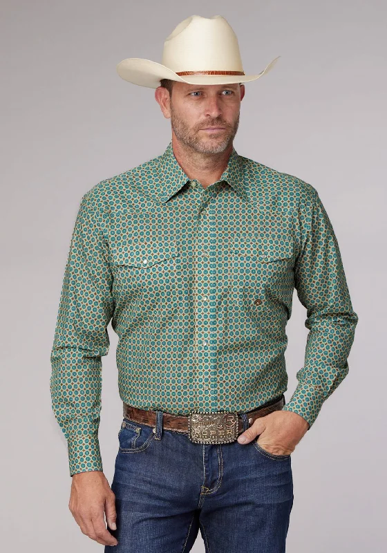 Men's Long - Line Oversized Casual Shirts in Dark Gray for a Relaxed and Modern LookRoper Mens 2021 Sedona Foulard Turquoise 100% Cotton L/S Shirt Men's Long - Line Oversized Casual Shirts in Dark Gray for a Relaxed and Modern LookRoper Mens 2021 Sedona Foulard Turquoise 100% Cotton L/S Shirt