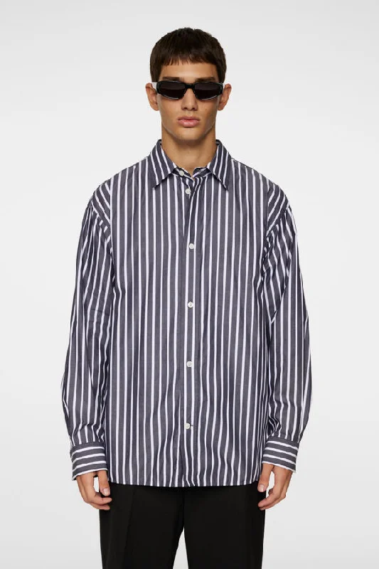 Men's Retro - Style Hawaiian Print Casual Shirts in Bold Patterns for a Tropical VacationHoward Bold Stripe Shirt Men's Retro - Style Hawaiian Print Casual Shirts in Bold Patterns for a Tropical VacationHoward Bold Stripe Shirt