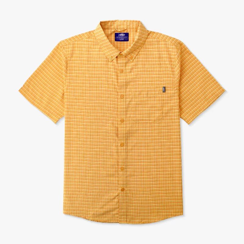 Men's Sustainable Recycled Material Casual Shirts for Eco - Conscious ConsumersDorsal SS Button Down Shirt Men's Sustainable Recycled Material Casual Shirts for Eco - Conscious ConsumersDorsal SS Button Down Shirt