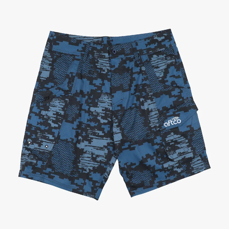 Men's Slim - Fit Printed Floral Casual Shirts in Pastel Colors for a Spring - Inspired VibeTactical Fishing Shorts Men's Slim - Fit Printed Floral Casual Shirts in Pastel Colors for a Spring - Inspired VibeTactical Fishing Shorts