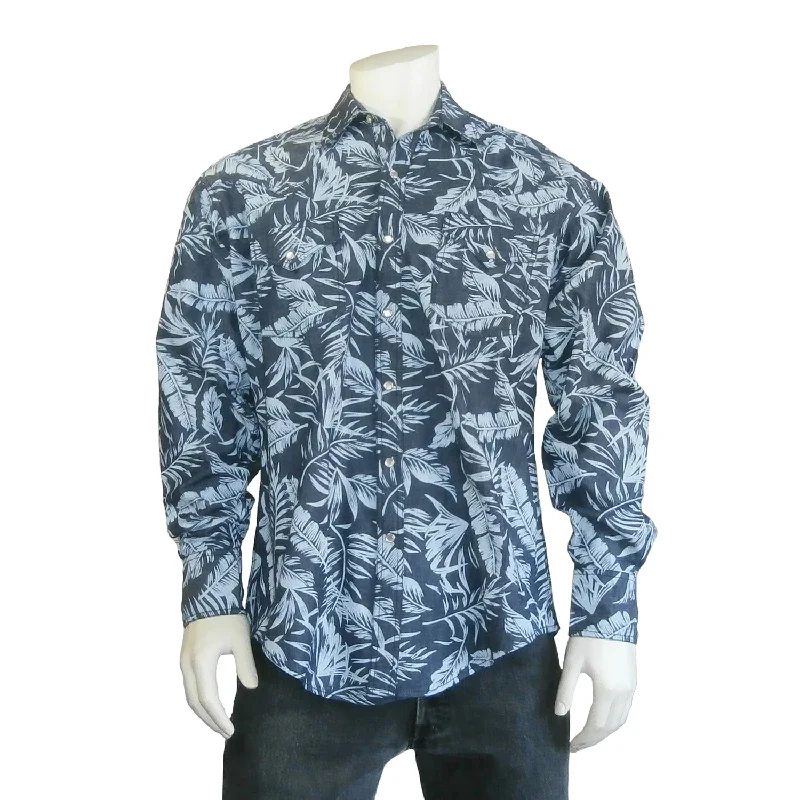 Men's Short - Sleeve Linen Casual Shirts in Light Khaki for a Breathable Summer OptionRockmount Mens Floral Print Denim 100% Cotton L/S Shirt Men's Short - Sleeve Linen Casual Shirts in Light Khaki for a Breathable Summer OptionRockmount Mens Floral Print Denim 100% Cotton L/S Shirt