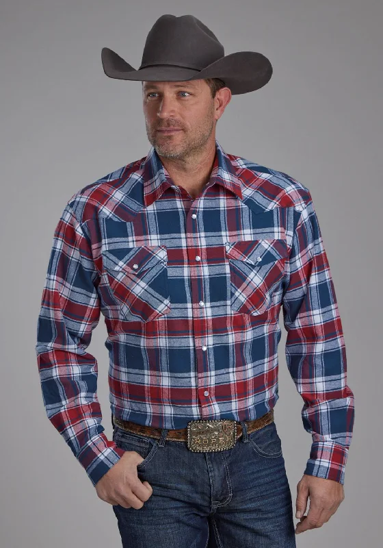 Men's Long - Line Oversized Casual Shirts in Dark Gray for a Relaxed and Modern LookRoper Mens Unlined Flannel Red 100% Cotton Tall L/S Shirt Men's Long - Line Oversized Casual Shirts in Dark Gray for a Relaxed and Modern LookRoper Mens Unlined Flannel Red 100% Cotton Tall L/S Shirt
