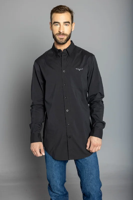 Men's Tailored Fit Checkered Casual Shirts in Multicolor for a Smart - Casual EnsembleKimes Ranch Mens Team Shirt Long Black Cotton Blend L/S Shirt Men's Tailored Fit Checkered Casual Shirts in Multicolor for a Smart - Casual EnsembleKimes Ranch Mens Team Shirt Long Black Cotton Blend L/S Shirt