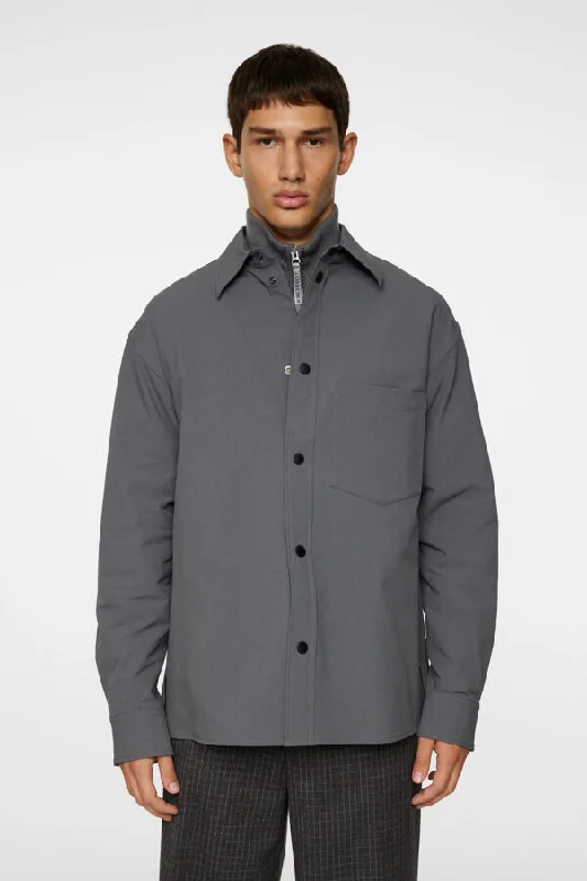Men's Button - Down Oxford Casual Shirts in Crisp White for a Classic and Versatile StyleHoward Tech Fleece Overshirt