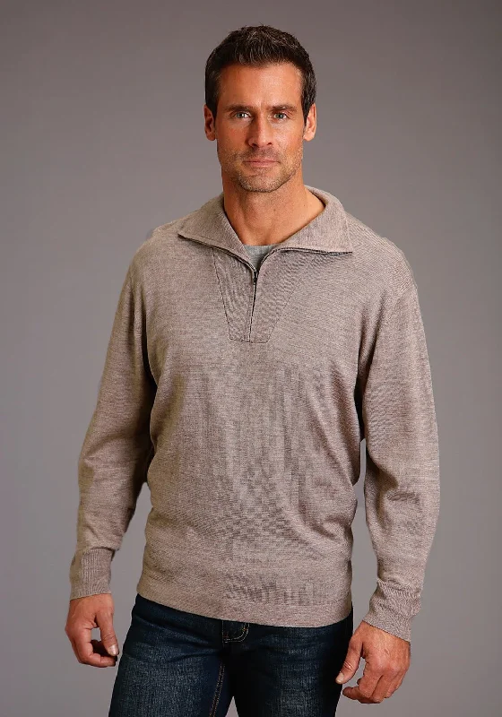 Men's Stretch - Fabric Casual Shirts in Navy Blue for a Comfortable and Flexible FitStetson Mens Heathered Brown Wool Blend Zip Sweater Men's Stretch - Fabric Casual Shirts in Navy Blue for a Comfortable and Flexible FitStetson Mens Heathered Brown Wool Blend Zip Sweater