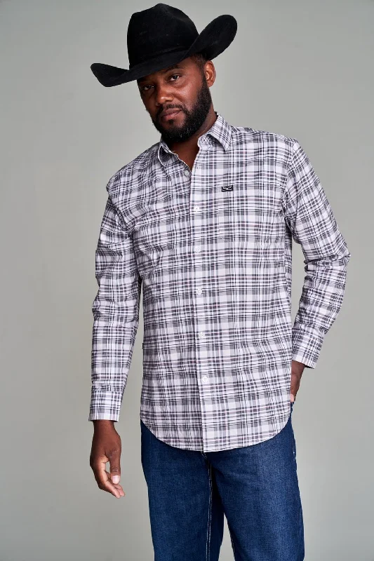 Men's Stretch - Fabric Casual Shirts in Navy Blue for a Comfortable and Flexible FitKimes Ranch Mens Manzano Plaid Dress Taupe Cotton Blend L/S Shirt Men's Stretch - Fabric Casual Shirts in Navy Blue for a Comfortable and Flexible FitKimes Ranch Mens Manzano Plaid Dress Taupe Cotton Blend L/S Shirt