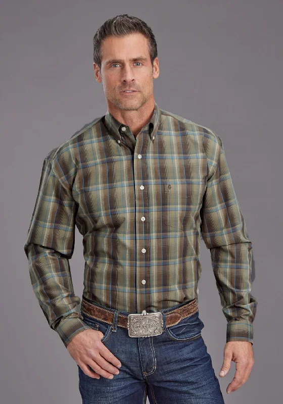 Men's Thermal - Lined Casual Shirts in Black for Added Warmth in Cold WeatherStetson Mens Diamond Back Plaid Brown 100% Cotton 1 Pkt L/S Shirt Men's Thermal - Lined Casual Shirts in Black for Added Warmth in Cold WeatherStetson Mens Diamond Back Plaid Brown 100% Cotton 1 Pkt L/S Shirt