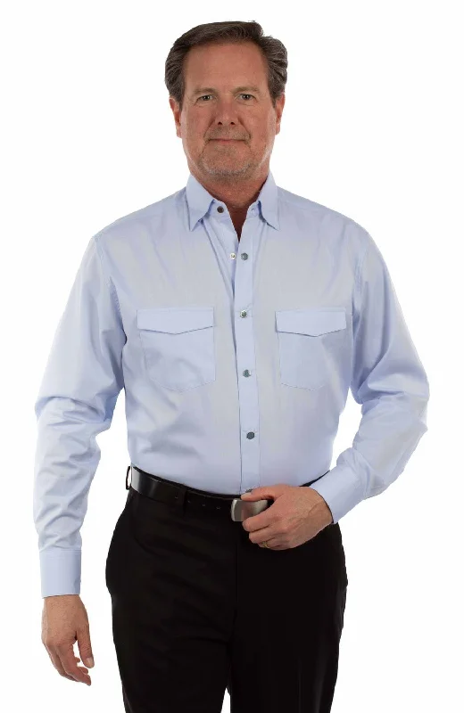 Men's Moisture - Wicking Performance Fabric Casual Shirts for Outdoor ActivitiesScully Mens Turquoise Snap Light Blue 100% Cotton L/S Shirt Men's Moisture - Wicking Performance Fabric Casual Shirts for Outdoor ActivitiesScully Mens Turquoise Snap Light Blue 100% Cotton L/S Shirt