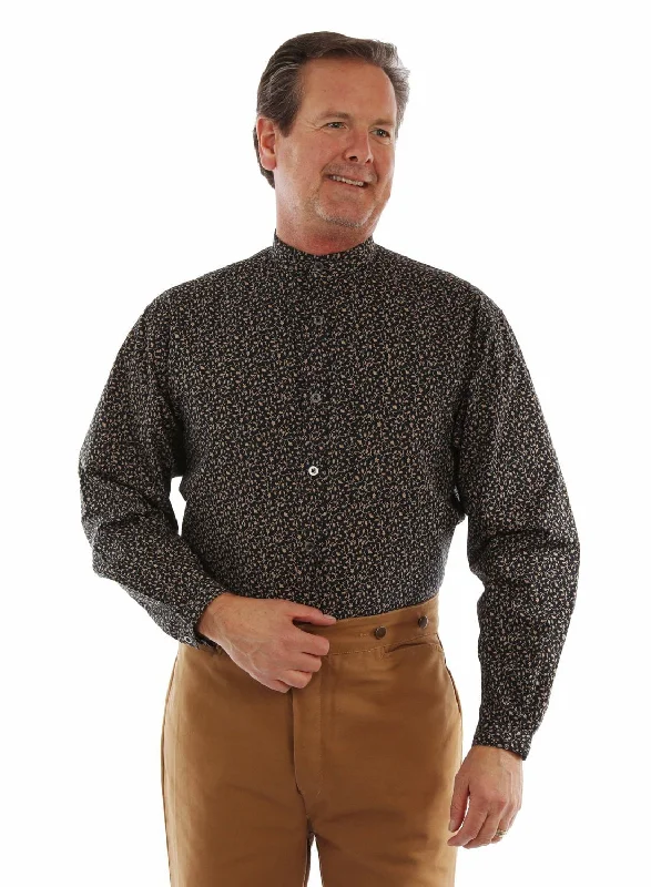 Men's Graphic - Printed Casual Shirts with Pop - Culture References for a Fun and Stylish LookScully Mens Floral Vine Retro Western Navy 100% Cotton L/S Shirt Men's Graphic - Printed Casual Shirts with Pop - Culture References for a Fun and Stylish LookScully Mens Floral Vine Retro Western Navy 100% Cotton L/S Shirt