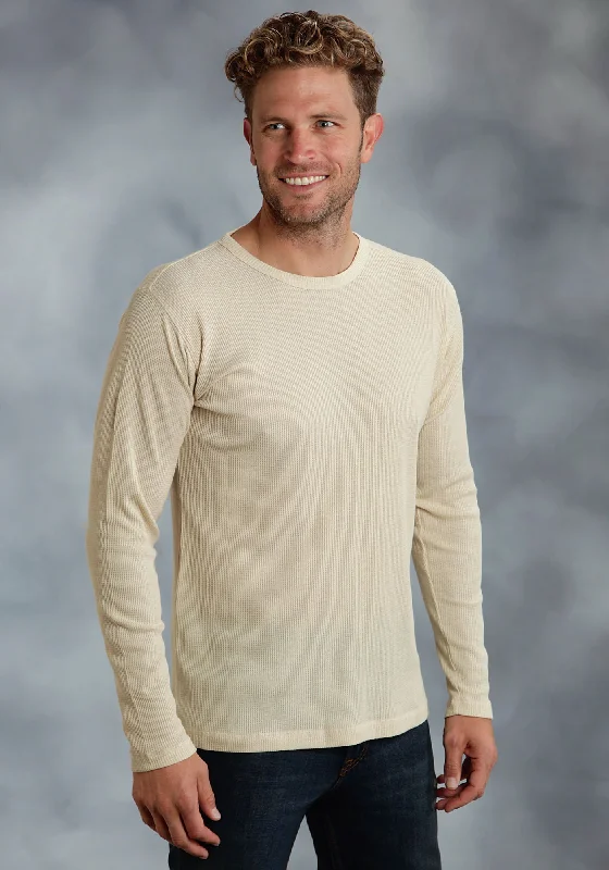 Men's Slim - Fit Printed Floral Casual Shirts in Pastel Colors for a Spring - Inspired VibeOuray Mens Tan 100% Cotton USA L/S Thermal T-Shirt Men's Slim - Fit Printed Floral Casual Shirts in Pastel Colors for a Spring - Inspired VibeOuray Mens Tan 100% Cotton USA L/S Thermal T-Shirt
