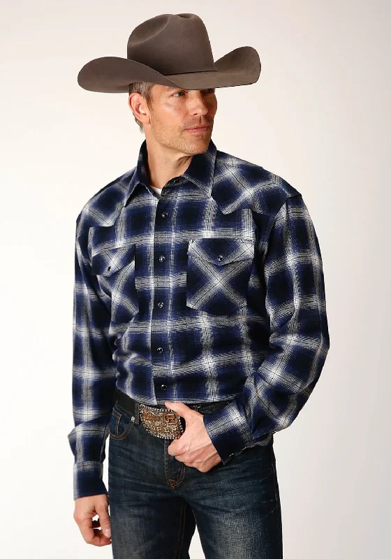 Men's Long - Line Oversized Casual Shirts in Dark Gray for a Relaxed and Modern LookRoper Mens Tall Unlined Plaid Blue 100% Cotton L/S Shirt Men's Long - Line Oversized Casual Shirts in Dark Gray for a Relaxed and Modern LookRoper Mens Tall Unlined Plaid Blue 100% Cotton L/S Shirt