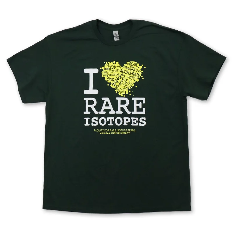 Men's Long - Line Oversized Casual Shirts in Dark Gray for a Relaxed and Modern LookFRIB "I Love Rare Isotopes" T-shirt Men's Long - Line Oversized Casual Shirts in Dark Gray for a Relaxed and Modern LookFRIB "I Love Rare Isotopes" T-shirt