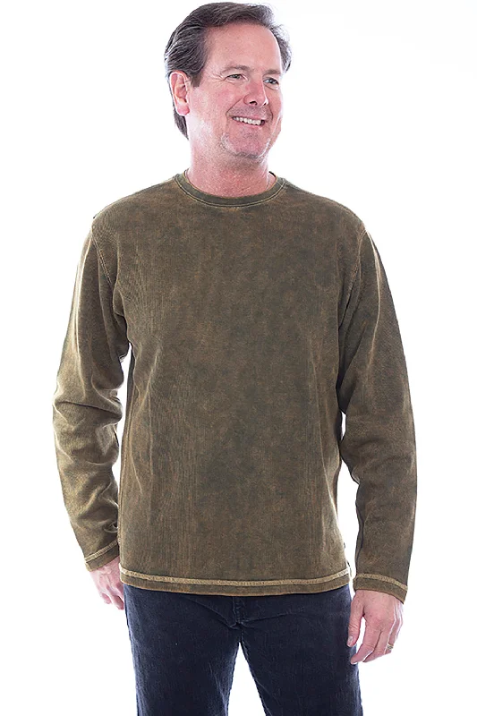 Men's Shearling - Lined Collar Casual Shirts in Brown for a Rustic and Warm AppealScully Mens Military 100% Cotton Beefy Ribbed L/S T-Shirt Men's Shearling - Lined Collar Casual Shirts in Brown for a Rustic and Warm AppealScully Mens Military 100% Cotton Beefy Ribbed L/S T-Shirt