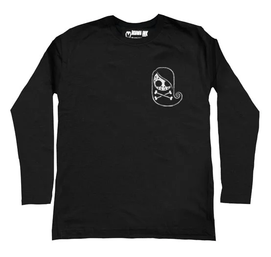 Men's Graphic - Printed Casual Shirts with Pop - Culture References for a Fun and Stylish LookTokyo Crossbones Logo Men Long Sleeve Tshirt Men's Graphic - Printed Casual Shirts with Pop - Culture References for a Fun and Stylish LookTokyo Crossbones Logo Men Long Sleeve Tshirt