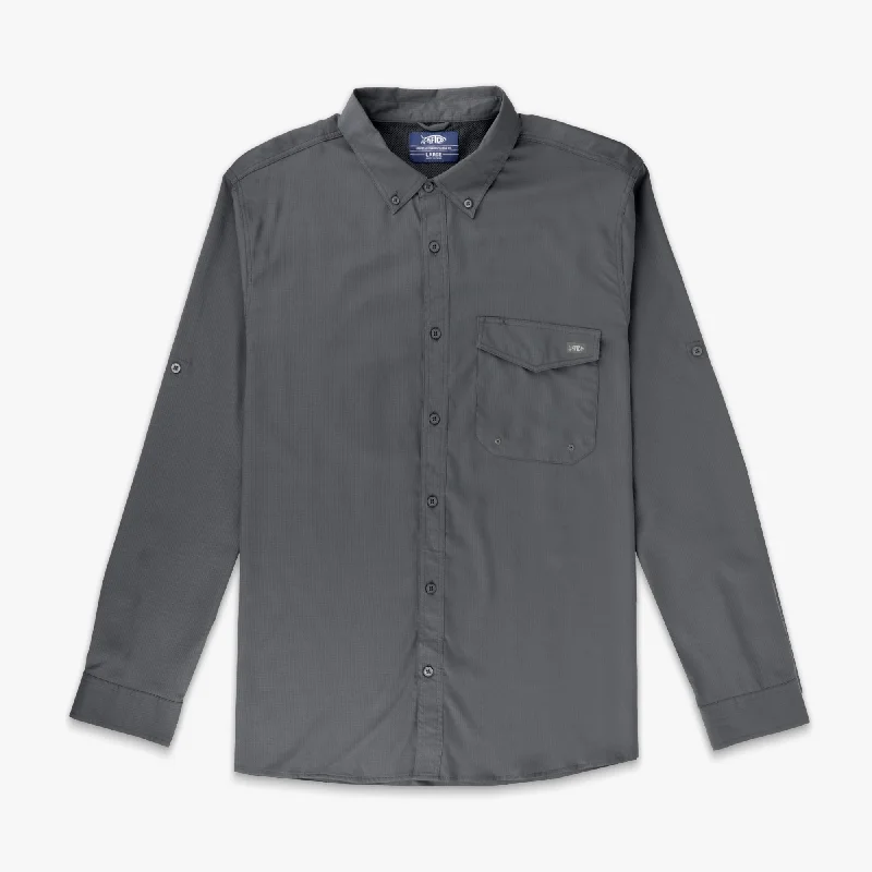 Men's Graphic - Printed Casual Shirts with Pop - Culture References for a Fun and Stylish LookBig Guy Palomar LS Vented Fishing Shirt Men's Graphic - Printed Casual Shirts with Pop - Culture References for a Fun and Stylish LookBig Guy Palomar LS Vented Fishing Shirt