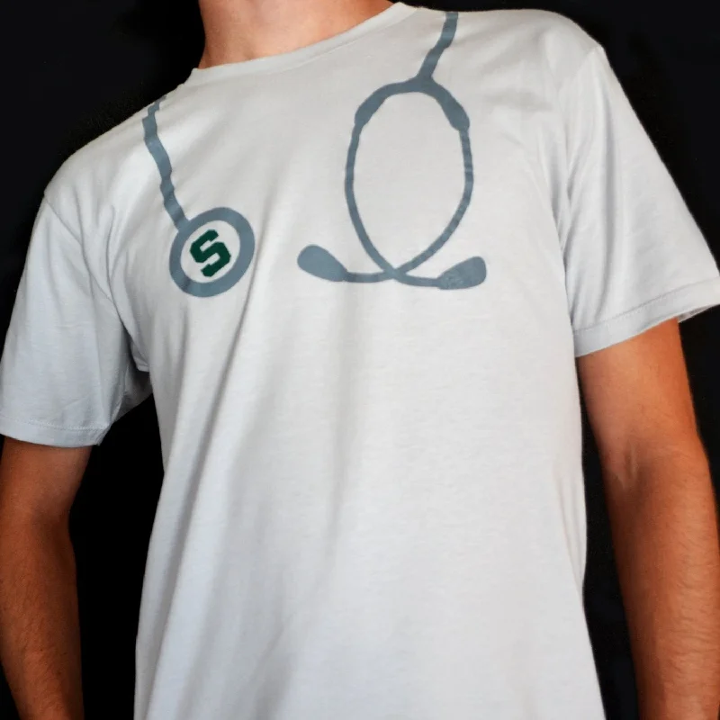 Men's Button - Down Oxford Casual Shirts in Crisp White for a Classic and Versatile StyleCollege of Human Medicine Stethoscope T-shirt Men's Button - Down Oxford Casual Shirts in Crisp White for a Classic and Versatile StyleCollege of Human Medicine Stethoscope T-shirt