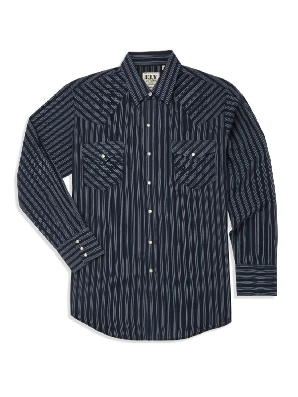Men's Slim - Fit Printed Floral Casual Shirts in Pastel Colors for a Spring - Inspired VibeEly and Walker Mens Striped Snap Black Poly/Cotton L/S Shirt Men's Slim - Fit Printed Floral Casual Shirts in Pastel Colors for a Spring - Inspired VibeEly and Walker Mens Striped Snap Black Poly/Cotton L/S Shirt