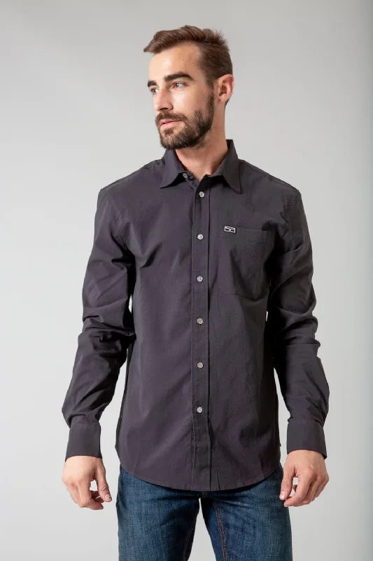 Men's Tailored Fit Checkered Casual Shirts in Multicolor for a Smart - Casual EnsembleKimes Ranch Mens Linville Black Cotton blend L/S Shirt Men's Tailored Fit Checkered Casual Shirts in Multicolor for a Smart - Casual EnsembleKimes Ranch Mens Linville Black Cotton blend L/S Shirt