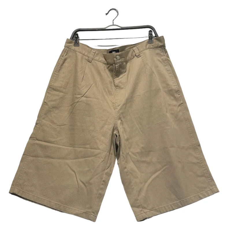 Men's distressed cotton shorts for a bohemian - inspired styleSTUSSY/Pants/36/Cotton/KHK/WORKGEAR TROUSER Men's distressed cotton shorts for a bohemian - inspired styleSTUSSY/Pants/36/Cotton/KHK/WORKGEAR TROUSER