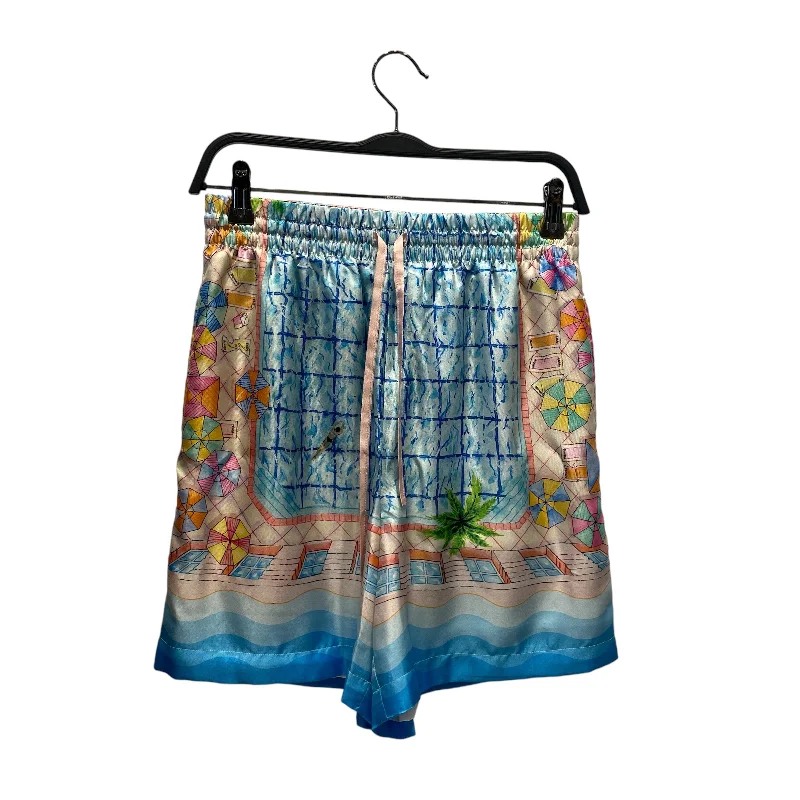 Men's floral print silk blend shorts for a unique night - out lookCASABLANCA/Shorts/S/Silk/MLT/All Over Print/THE DIVE Men's floral print silk blend shorts for a unique night - out lookCASABLANCA/Shorts/S/Silk/MLT/All Over Print/THE DIVE