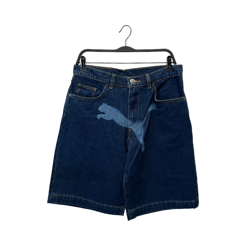 Men's elastic waistband lounge shorts for lazy weekends at homePUMA/Shorts/28/Cotton/NVY/asap rocky puma logo print Men's elastic waistband lounge shorts for lazy weekends at homePUMA/Shorts/28/Cotton/NVY/asap rocky puma logo print
