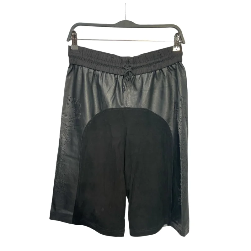 Men's checkered pattern wool shorts for a stylish winter layering optionAlexander Wang/Shorts/S/BLK/ Men's checkered pattern wool shorts for a stylish winter layering optionAlexander Wang/Shorts/S/BLK/