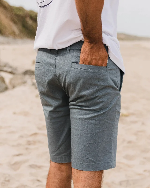 Men's distressed cotton shorts for a bohemian - inspired style365 Light Organic Cotton Shorts - Storm Grey