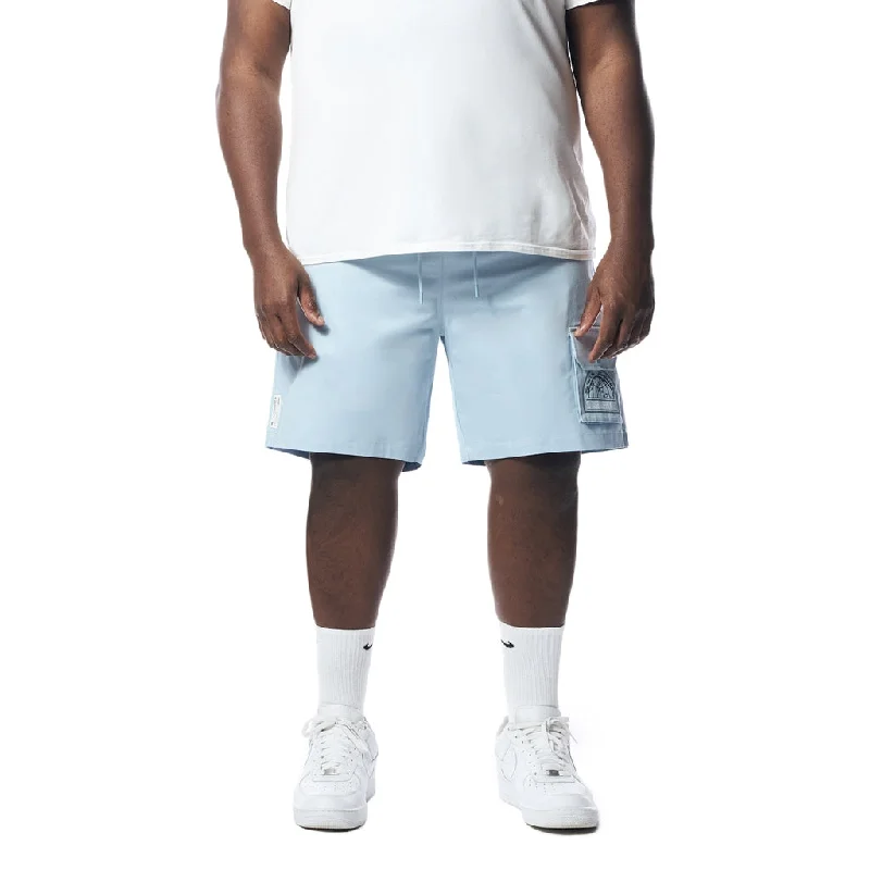Men's moisture - wicking performance shorts for sweaty outdoor activitiesBig and Tall - Printed Twill Workwear Shorts - Sea Breeze