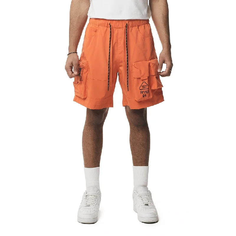 Men's floral print silk blend shorts for a unique night - out lookUtility Windbreaker Cargo Shorts - Orange Men's floral print silk blend shorts for a unique night - out lookUtility Windbreaker Cargo Shorts - Orange