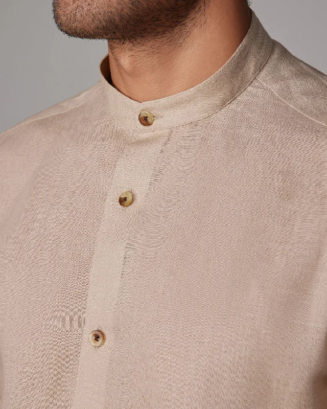 Men's Stretch - Fabric Casual Shirts in Navy Blue for a Comfortable and Flexible FitSoft Washed Linen Shirt - Beige Men's Stretch - Fabric Casual Shirts in Navy Blue for a Comfortable and Flexible FitSoft Washed Linen Shirt - Beige