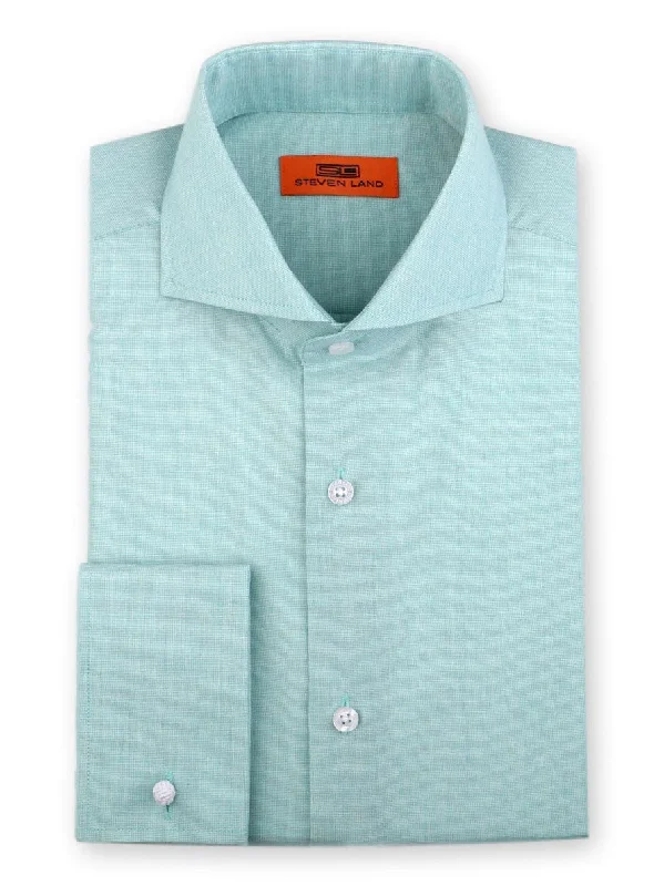 Men's Easy - Care Dress Shirts in Light Grey with a Self - Stripe Pattern for a Refined LookNecessary Dress Shirt | Mint | DC60 Men's Easy - Care Dress Shirts in Light Grey with a Self - Stripe Pattern for a Refined LookNecessary Dress Shirt | Mint | DC60
