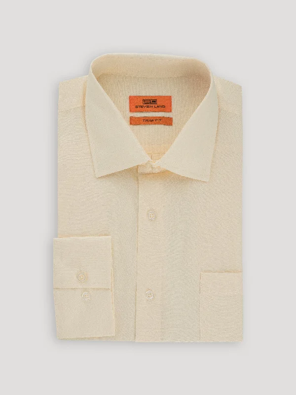 Men's Long - Tail Dress Shirts in Olive Green for Tucking into Trousers NeatlyPoplin Dress Shirt | Trim Fit | Button Cuff | 100% Cotton | Color Cream Men's Long - Tail Dress Shirts in Olive Green for Tucking into Trousers NeatlyPoplin Dress Shirt | Trim Fit | Button Cuff | 100% Cotton | Color Cream