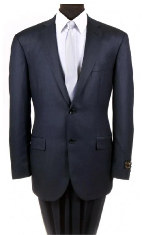 Men's Stretch - Fabric Casual Shirts in Navy Blue for a Comfortable and Flexible FitMen's 2-PC Wool Suit Regular Fit-Navy Men's Stretch - Fabric Casual Shirts in Navy Blue for a Comfortable and Flexible FitMen's 2-PC Wool Suit Regular Fit-Navy