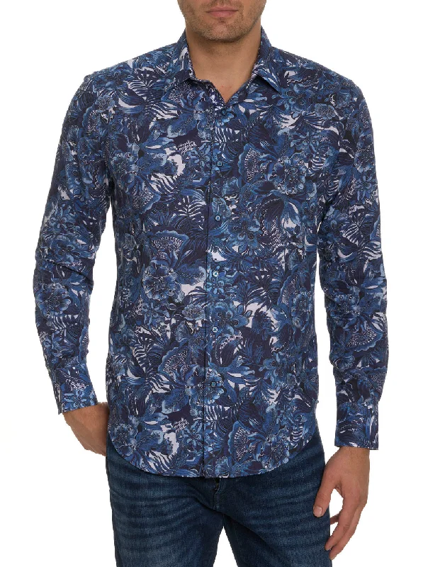 Men's Wrinkle - Resistant Polyester Blend Casual Shirts for Easy Travel and MaintenanceRAMBLING LONG SLEEVE BUTTON DOWN SHIRT Men's Wrinkle - Resistant Polyester Blend Casual Shirts for Easy Travel and MaintenanceRAMBLING LONG SLEEVE BUTTON DOWN SHIRT