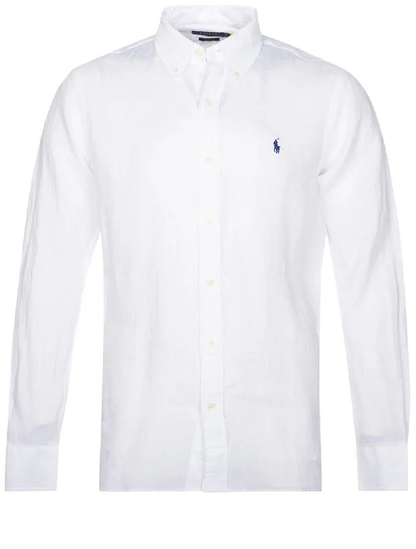 Men's Distressed Denim Casual Shirts with Frayed Edges for a Trendy and Rugged LookCustom Fit Linen Shirt White Men's Distressed Denim Casual Shirts with Frayed Edges for a Trendy and Rugged LookCustom Fit Linen Shirt White
