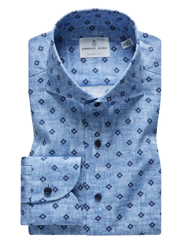 Men's Embroidered Detail Casual Shirts in Beige for a Touch of EleganceSummer Textured Hybrid Shirt SF17435 Navy Men's Embroidered Detail Casual Shirts in Beige for a Touch of EleganceSummer Textured Hybrid Shirt SF17435 Navy