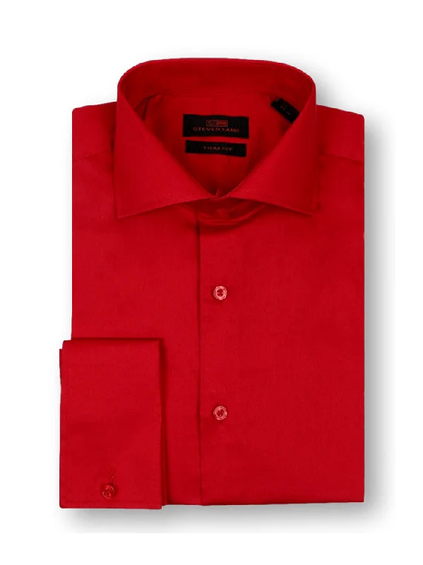 Plus Size Men's Italian - Made Silk Blend Dress Shirts in Navy Blue for a Sophisticated AppealThe Next Generation Satin Dress Shirt | 100% Cotton | Modern Point Collar | Red Plus Size Men's Italian - Made Silk Blend Dress Shirts in Navy Blue for a Sophisticated AppealThe Next Generation Satin Dress Shirt | 100% Cotton | Modern Point Collar | Red