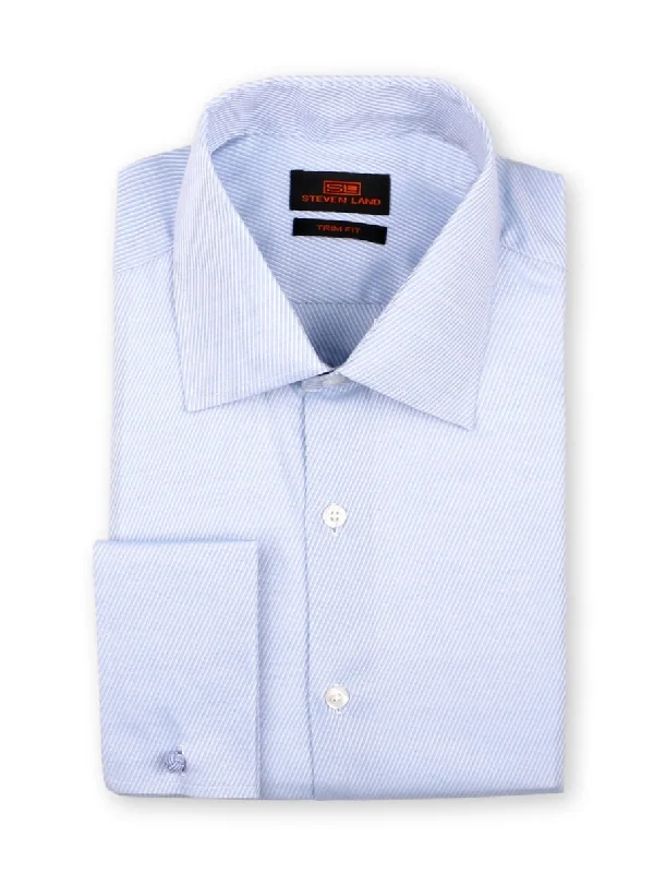 Men's Silk - Finished Dress Shirts in Silver Grey for a Glamorous Evening LookSteven Land | Dress Shirt | TF718 | Spread Collar | French Square Cuffs Men's Silk - Finished Dress Shirts in Silver Grey for a Glamorous Evening LookSteven Land | Dress Shirt | TF718 | Spread Collar | French Square Cuffs