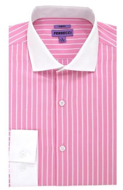 Men's Short - Sleeve Linen Casual Shirts in Light Khaki for a Breathable Summer OptionThe Pitt Slim Fit Cotton Dress Shirt- Pink with White Collar and White Pin Stripes Men's Short - Sleeve Linen Casual Shirts in Light Khaki for a Breathable Summer OptionThe Pitt Slim Fit Cotton Dress Shirt- Pink with White Collar and White Pin Stripes