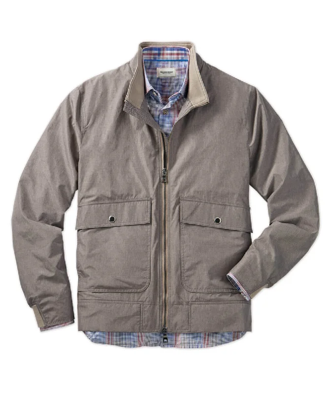 Windbreaker men jackets with UV protection for outdoor activitiesWaterville Water-Repellent Melange Blouson Jacket