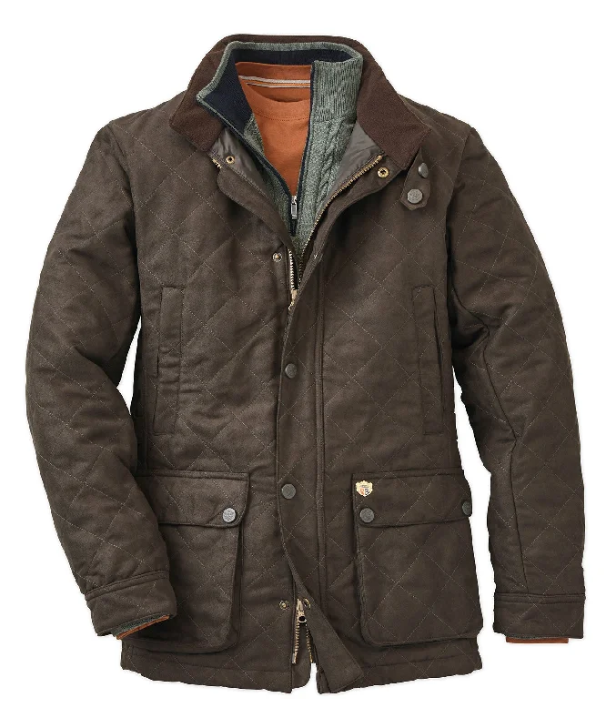 Men jackets with a zip - off sleeves to convert to a vestAlan Paine of England Felwell Diamond-Quilted Jacket Men jackets with a zip - off sleeves to convert to a vestAlan Paine of England Felwell Diamond-Quilted Jacket