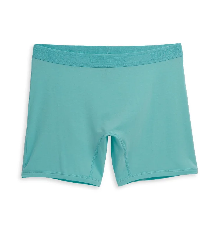 Men's plus - size boxer briefs for a comfortable fit6" Fly Boxer Briefs - Tencel Modal Aruba Blue Men's plus - size boxer briefs for a comfortable fit6" Fly Boxer Briefs - Tencel Modal Aruba Blue