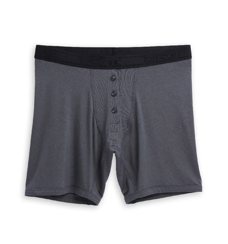 Men's boxer briefs with a UV - protection feature6" Fly Boxer Briefs - TENCEL™ Modal Slate Men's boxer briefs with a UV - protection feature6" Fly Boxer Briefs - TENCEL™ Modal Slate