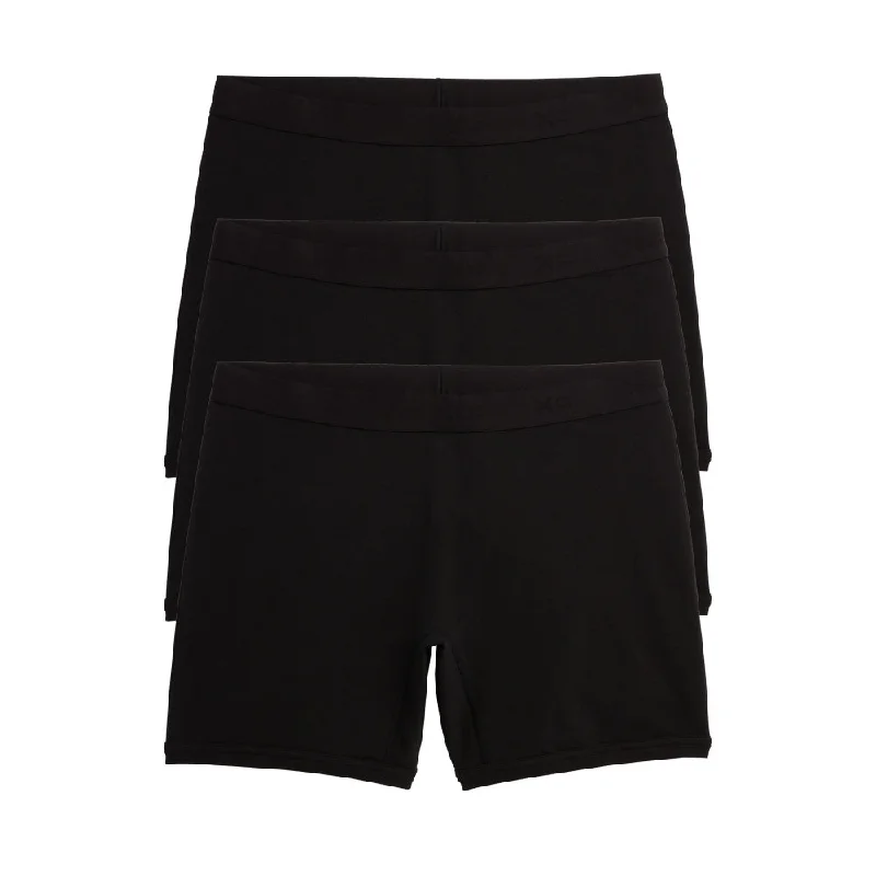 Men's boxer briefs with a moisture - evaporating fabric6" No Fly Boxer Briefs 3-Pack - X= Black Men's boxer briefs with a moisture - evaporating fabric6" No Fly Boxer Briefs 3-Pack - X= Black