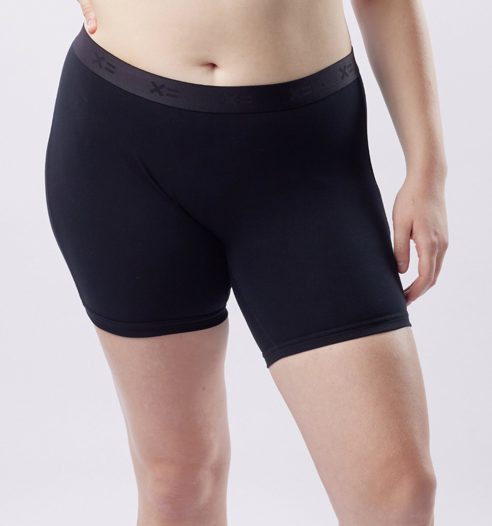 Men's boxer briefs with a contoured fit​6" No Fly Boxer Briefs - X= Black