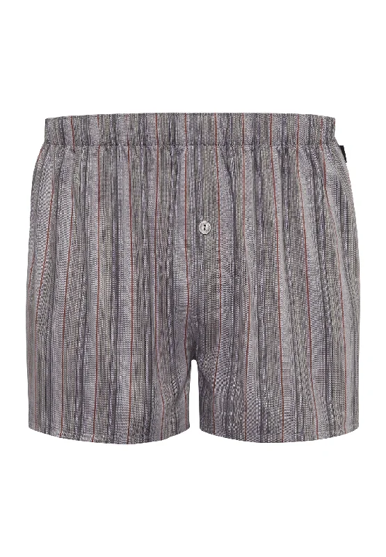 Men's boxer briefs with a moisture - regulating fabricFancy Woven Boxer | Fading Stripe 74013-2386