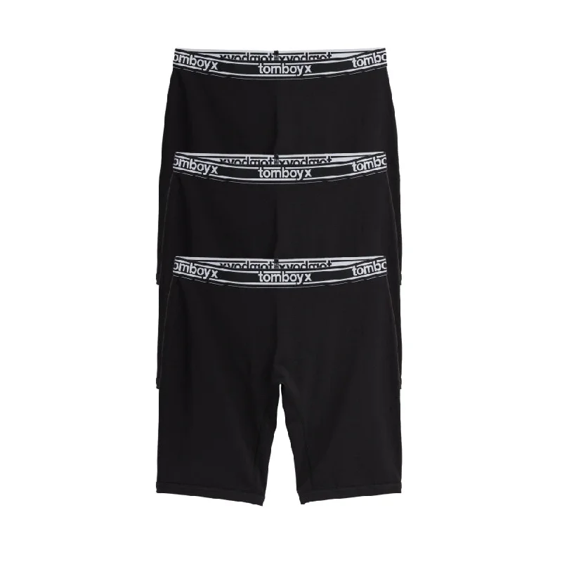 Men's quick - drying boxer briefs for water sports9" Boxer Briefs 3-Pack - Cotton Black Logo Men's quick - drying boxer briefs for water sports9" Boxer Briefs 3-Pack - Cotton Black Logo